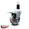 Service Caster 4'' Semi Steel Swivel 1-3/8'' Expanding Stem Caster Total Lock Brake SCC-EXTTL20S414-SSS-138 - alternate 2